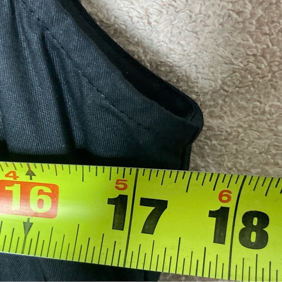 Pomander Place 100% Cotton Tank Mini Dress-Women’s M-Black-NEW-Summer-Casual-NWT - Picture 10 of 12